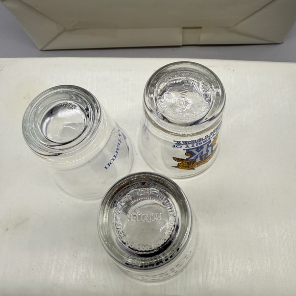 Three Vintage, Unused University Shot Glasses - Picture 8 of 8